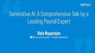 Generative AI: A Comprehensive Talk by a Leading Payroll Expert