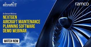 NextGen Aircraft Maintenance Planning Software Demo Webinar 